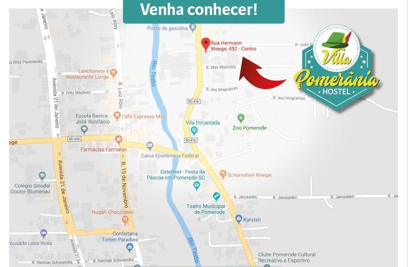 Hostel Villa Pomerania Pomerode Exteriör bild